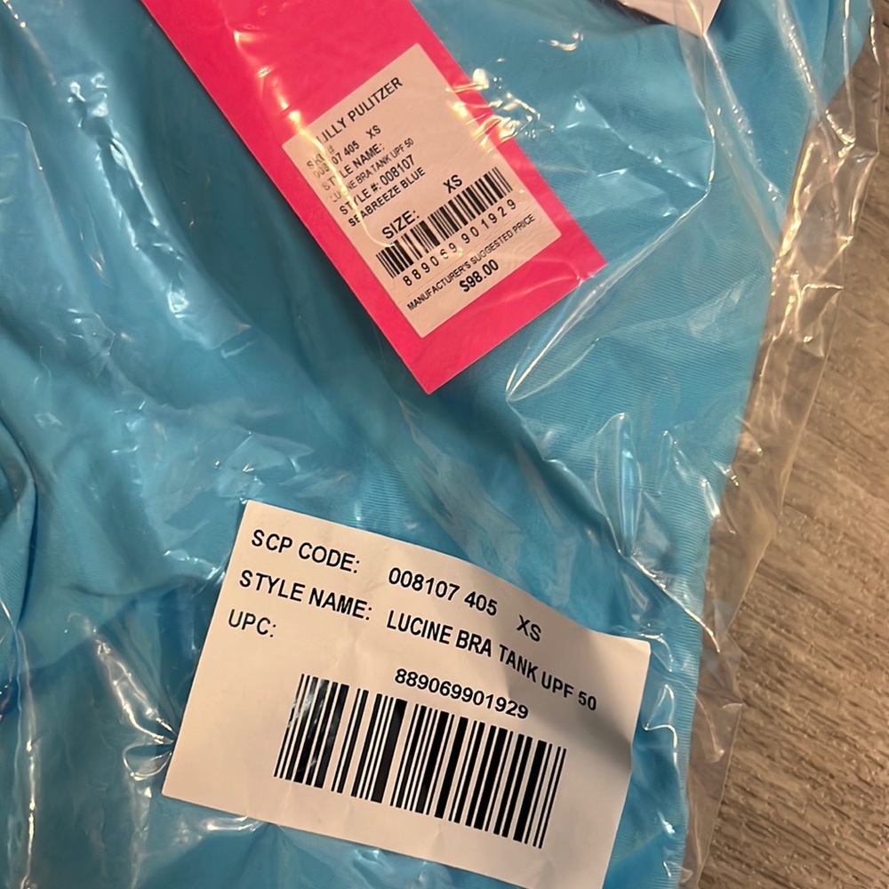 Lilly pullizer XS blue tank